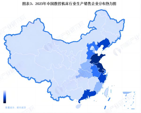 【干貨】2023年數控機床行業(yè)產業(yè)鏈全景梳理及區(qū)域熱力地圖